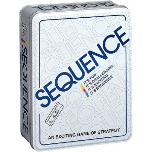 [박스손상] (코팅상품) Sequence 시퀀스 스탠다드 틴케이스 보드게임